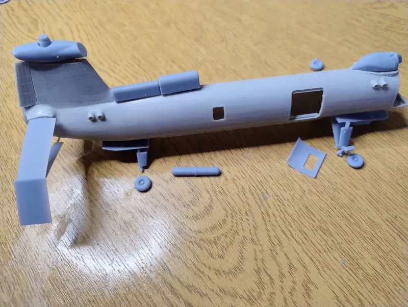 1/72 model Belvedere conversion to HC.mk 1 helicopter