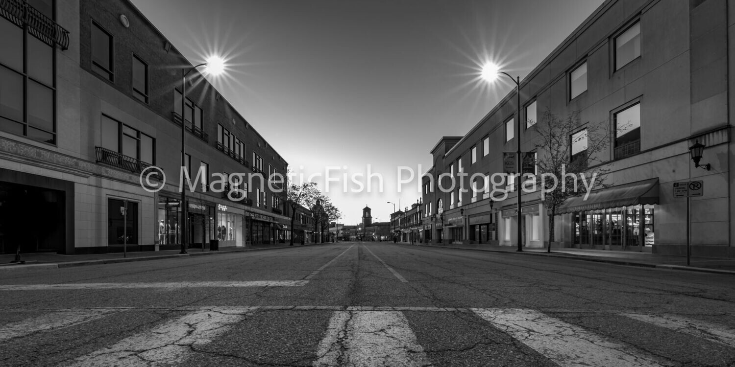 Three Suns on an Empty Street