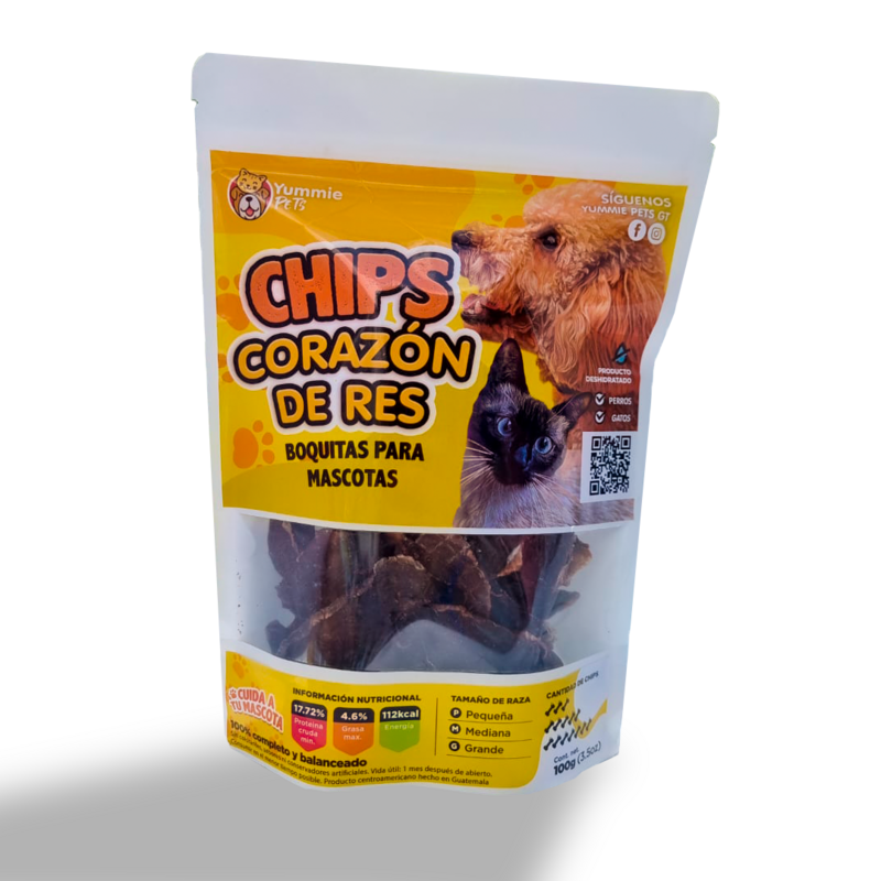 CHIPS SNACKS  CORAZON DE RES