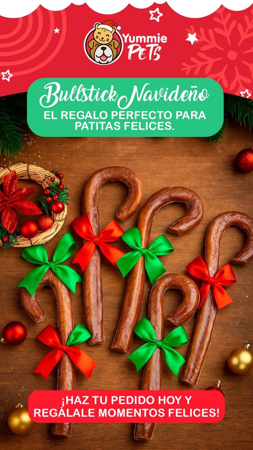 BULLSTICKS Bastón Navideño