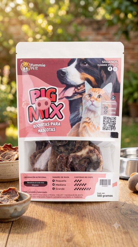 CHIPS SNACKS PIG MIX 100 GR