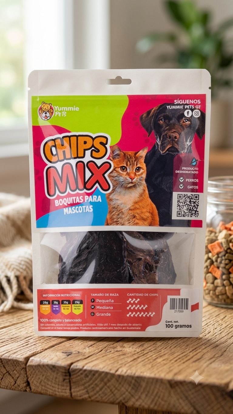 CHIPS SNACKS MIX DE RES 100 GR