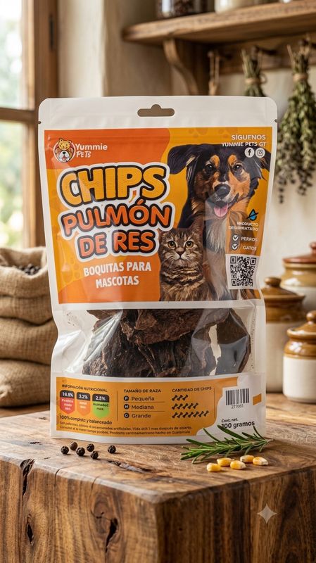 CHIPS SNACKS PULMON DE RES