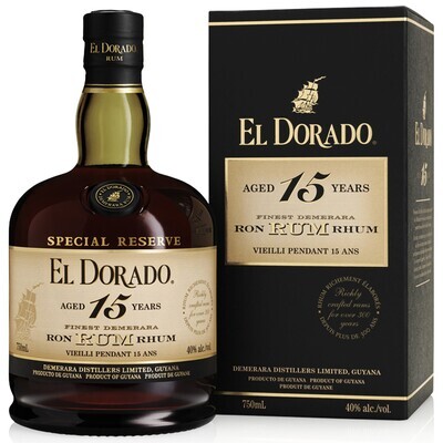 El Dorado 15yr Rum 750ml