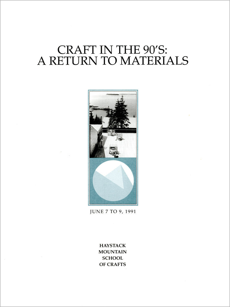 Craft in the 90&#39;s: A Return to Materials by Nancy A. Corwin, Jonathan Fairbanks, and Wayne Higby, #1