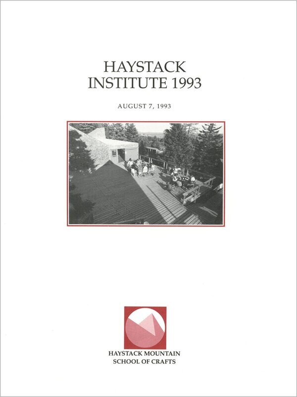 Haystack Institute 1993 by Sarah Bodine, Michael Dunas, and Gerhardt Knodel, #4