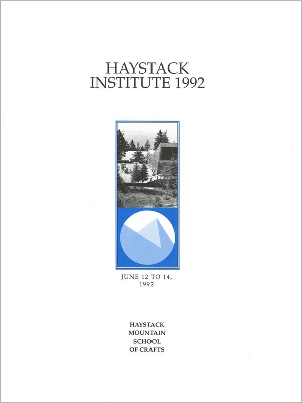 Haystack Institute 1992 by Janet Koplos and Warren Seelig, #3