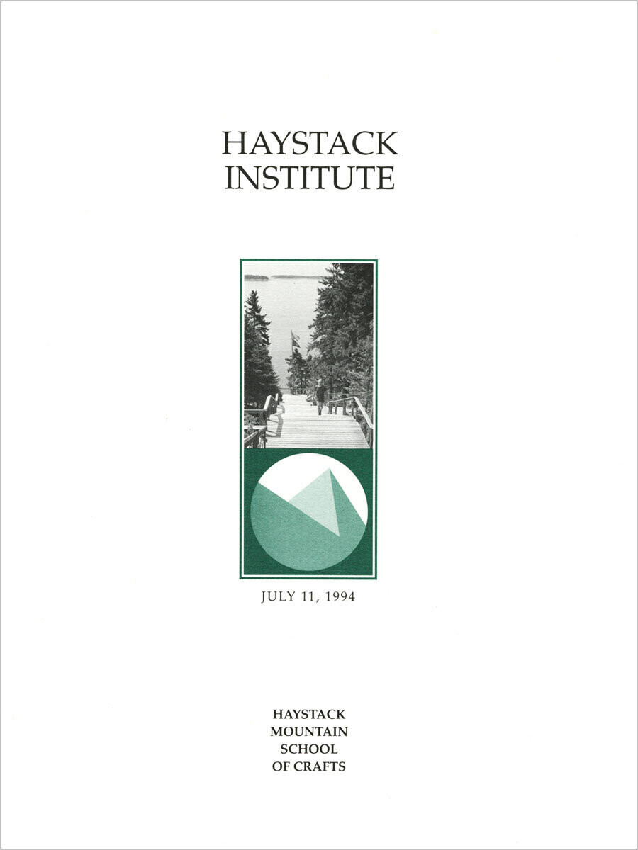 Haystack Institute, The Craftsman as Yeoman: Myth and Cultural Identity in American Craft by Mary Douglas, #5