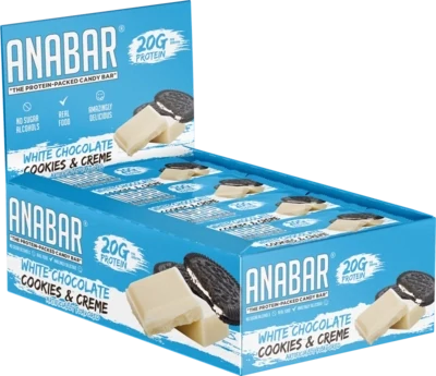 Anabar White Chocolate Cookies &amp; Cream (1 Bar)