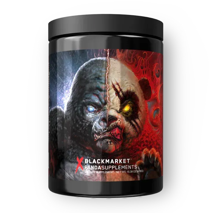 Panda Supplements x Black Market Panda vs Gorilla Gorilla's Blood