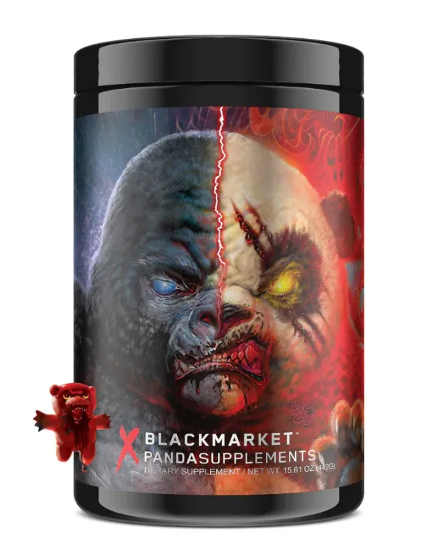 Panda Supplements x Black Market Panda vs Gorilla Panda's Blood