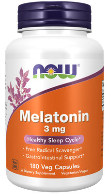 Now Melatonin 3mg