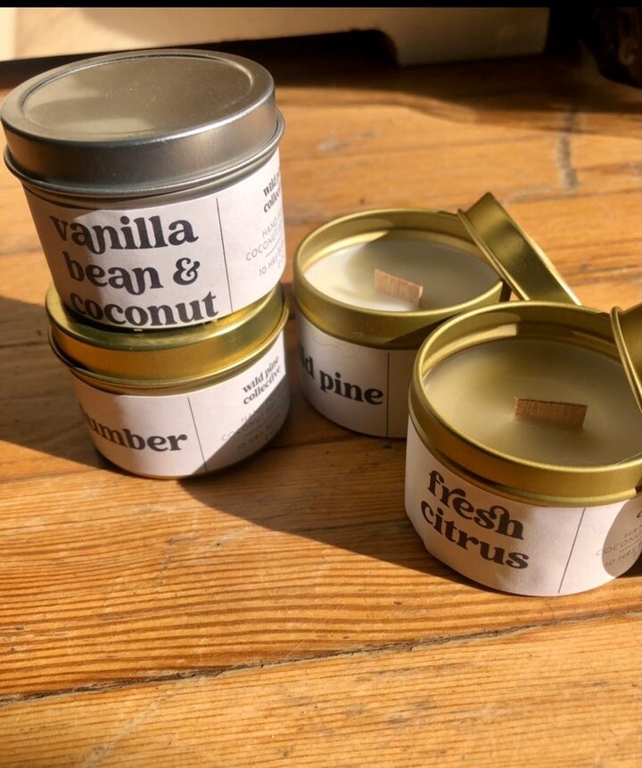 Mini Tin Candles