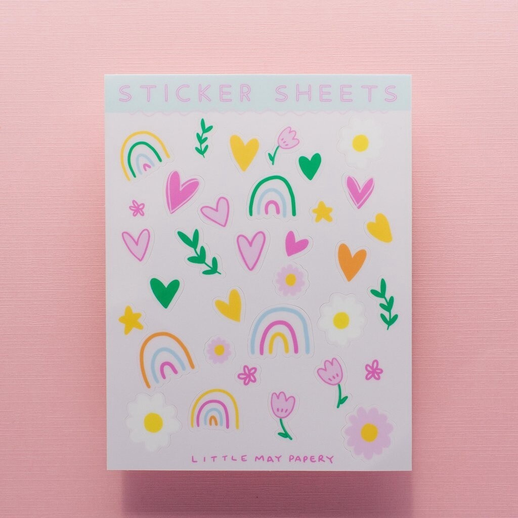 Rainbow Sticker Sheets