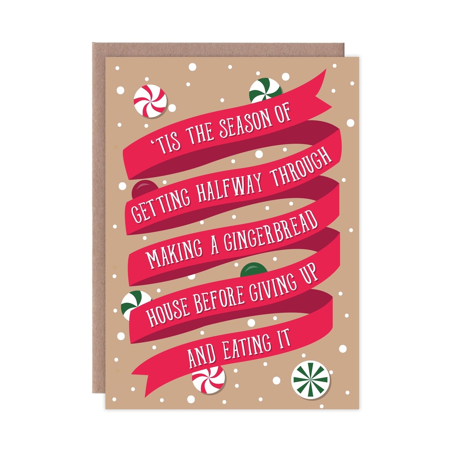 Gingerbread Christmas Card
