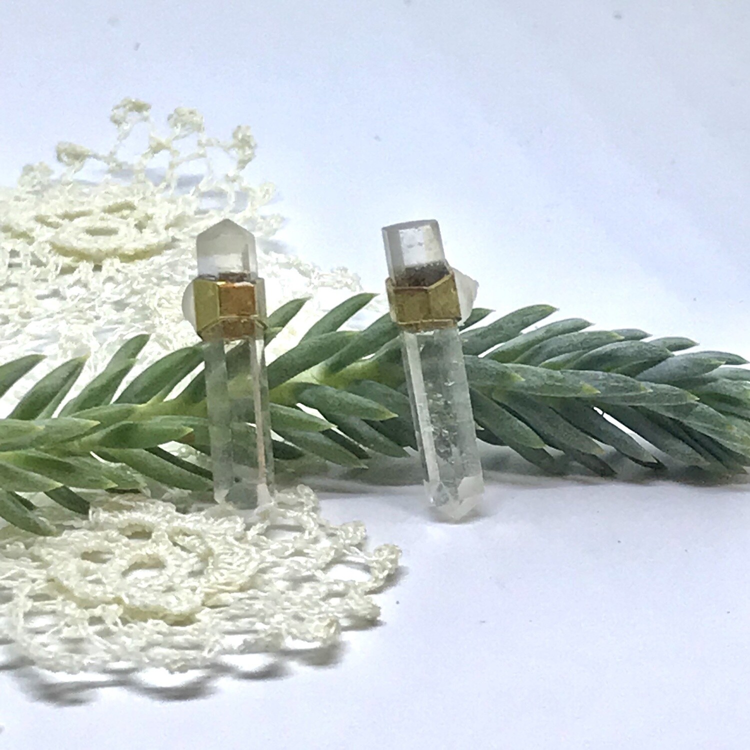 Quartz Earrings