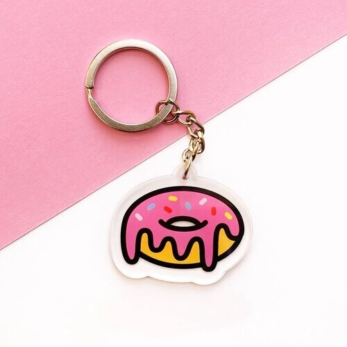 Doughnut Acrylic Keychain