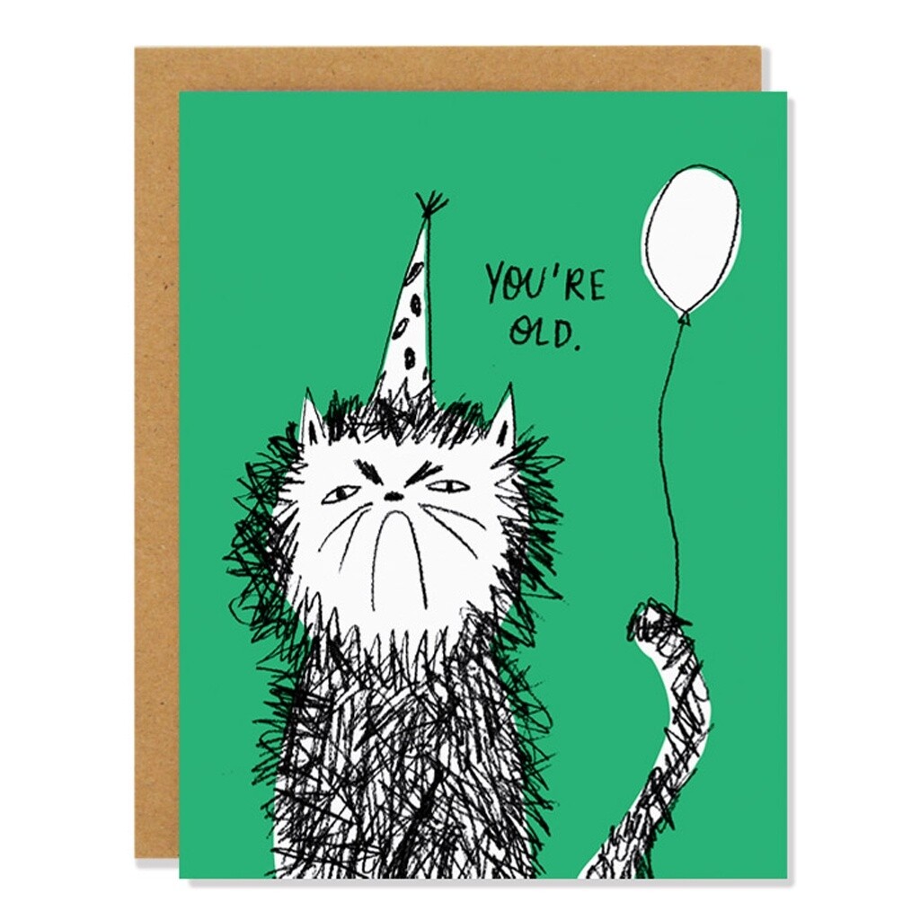 You&#39;re Old Birthday Card