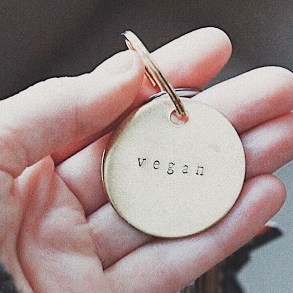 Vegan Keychain