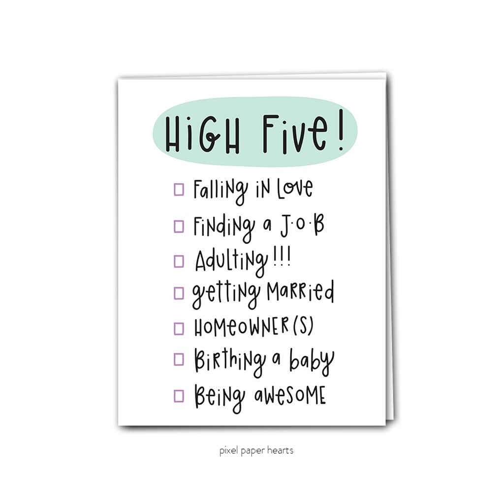 High Five! Card