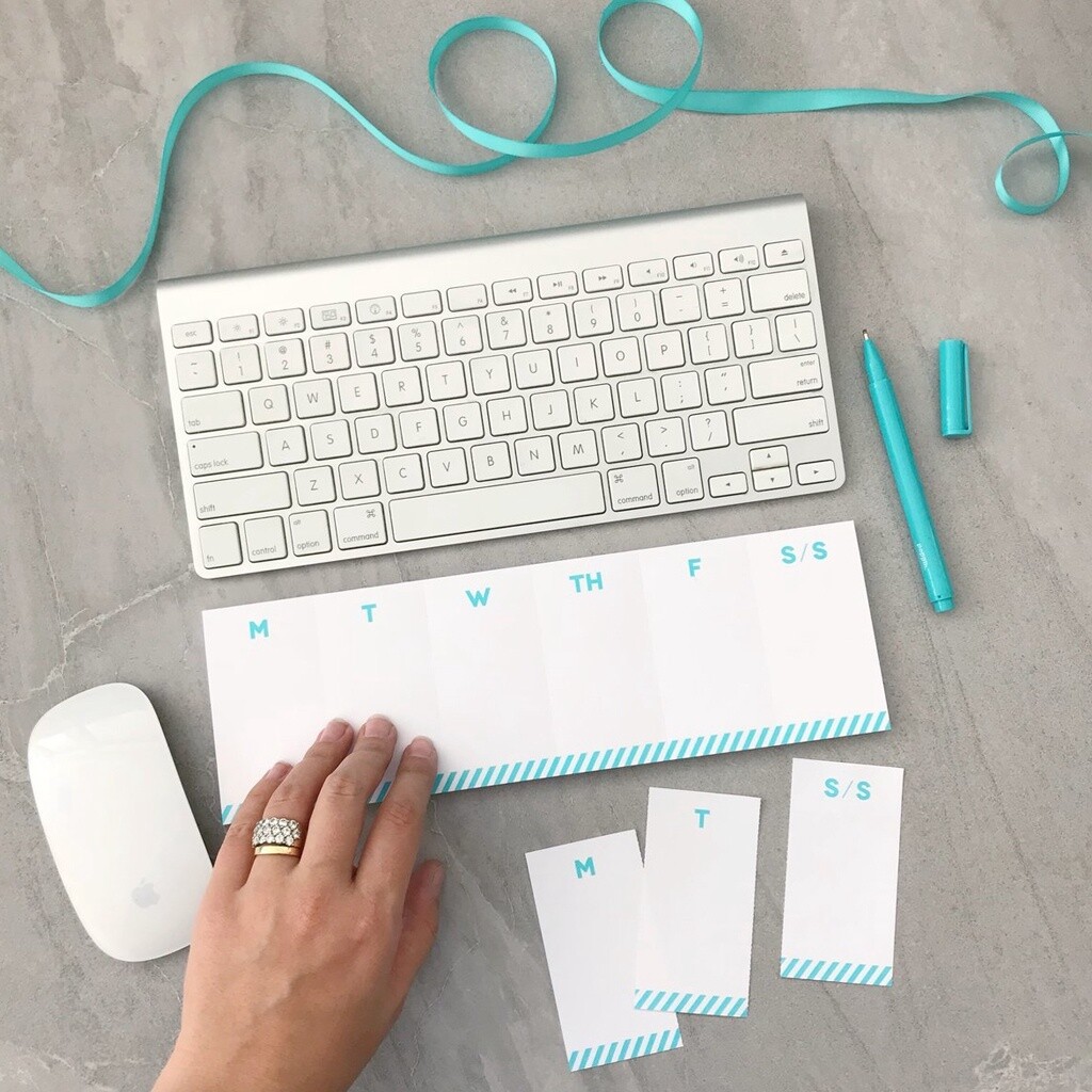 Keyboard Planner with Perforated Days
