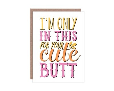 Cute Butt Card