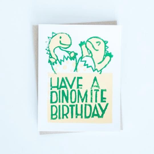 Have a Dinomite Birthday Card
