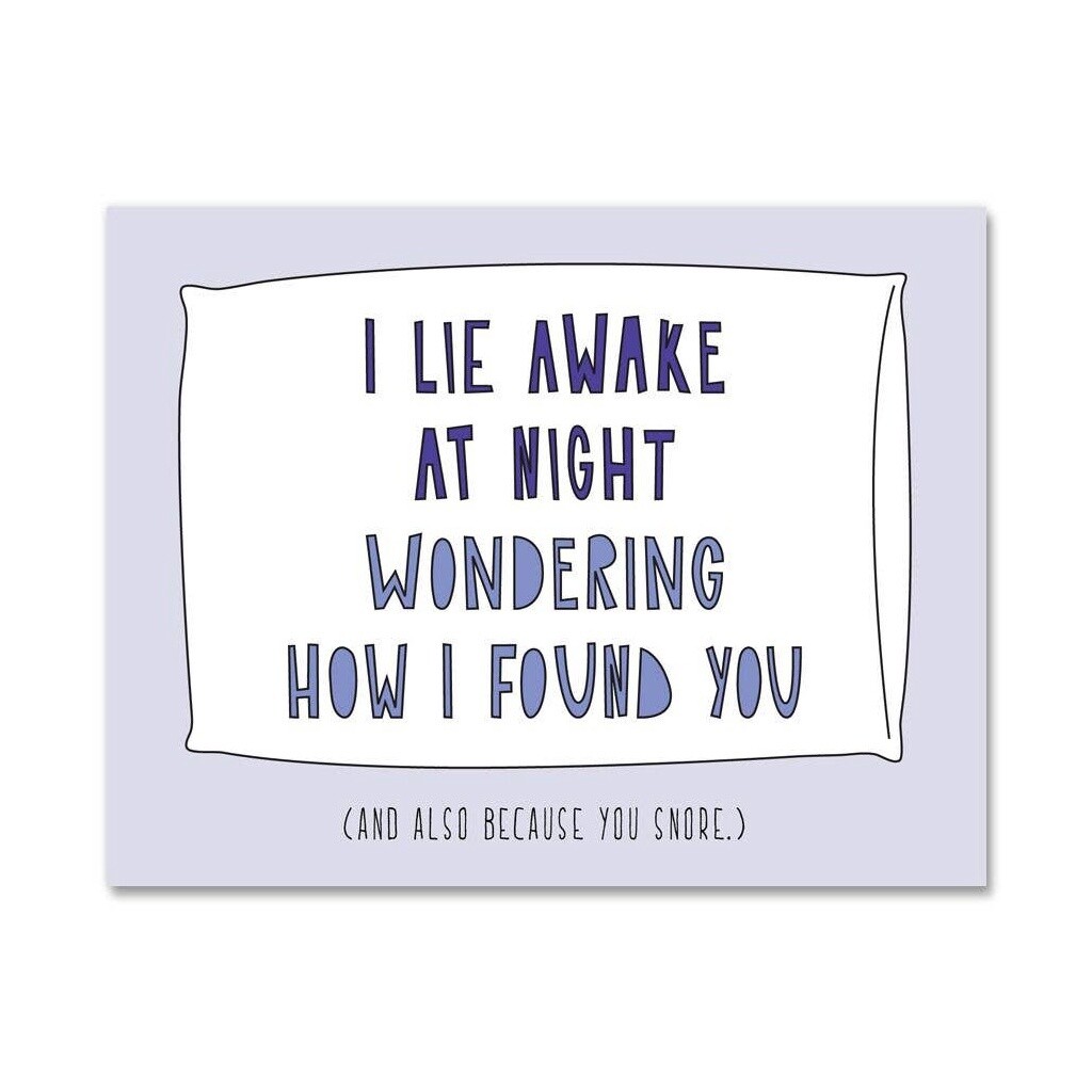 Lie Awake Card