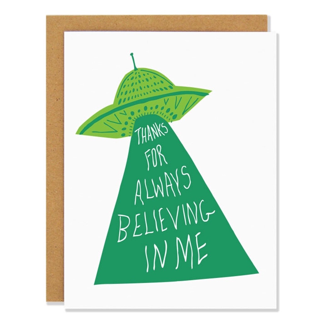 UFO Thank You Card