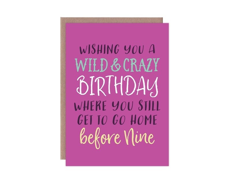 Wild &amp; Crazy Birthday Card