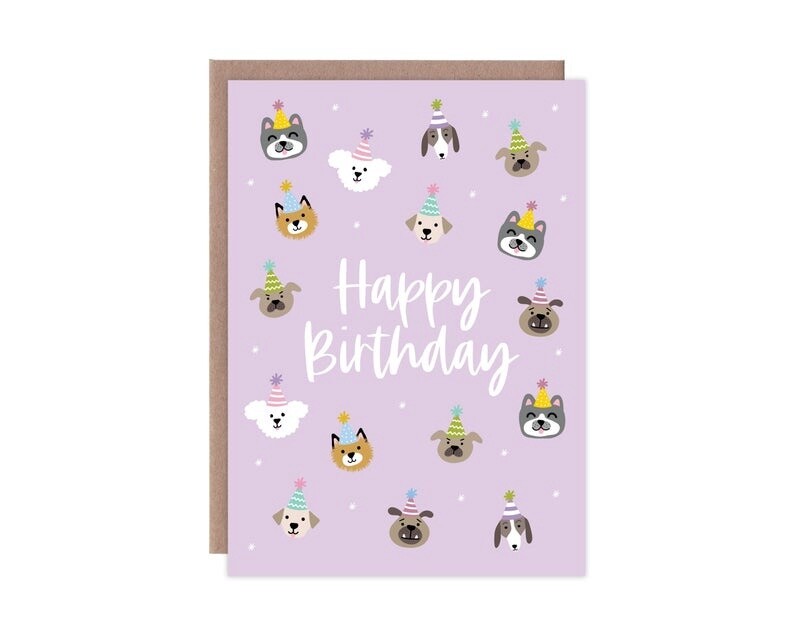 Party Dog Birthday Card