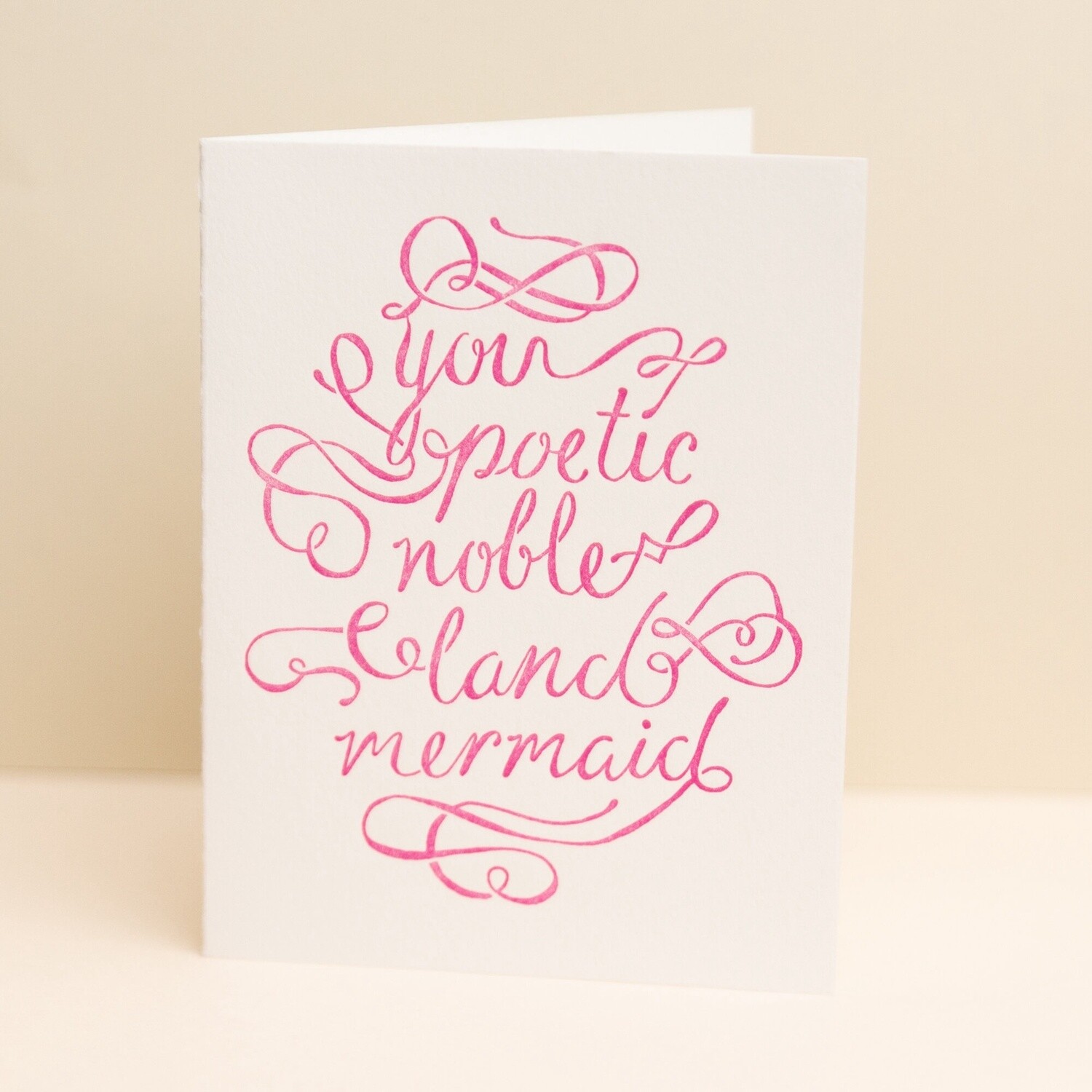 You Poetic Noble land Mermaid