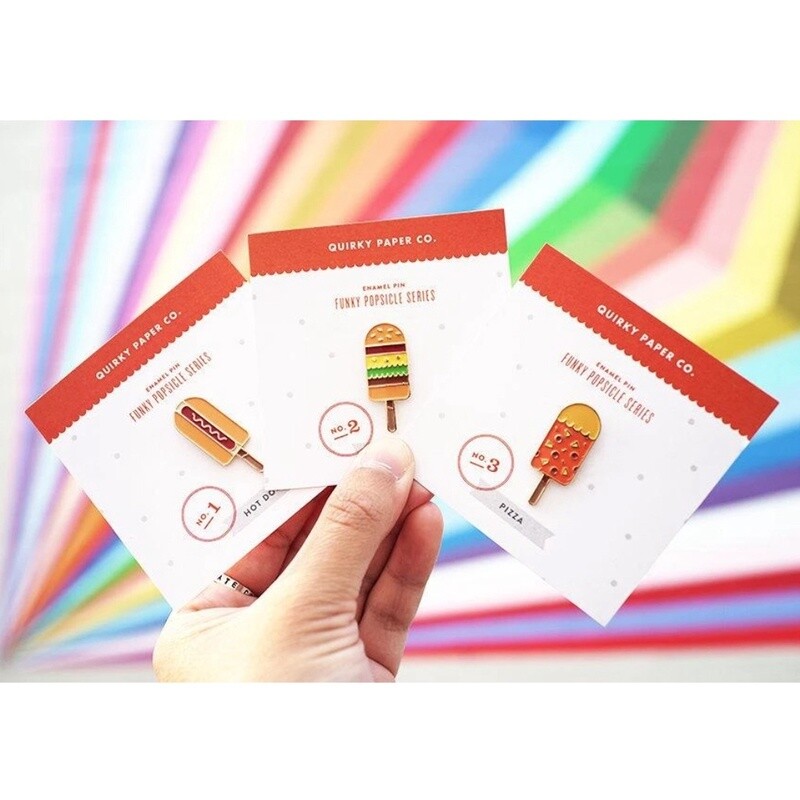 Funky Popsicle Enamel Pin