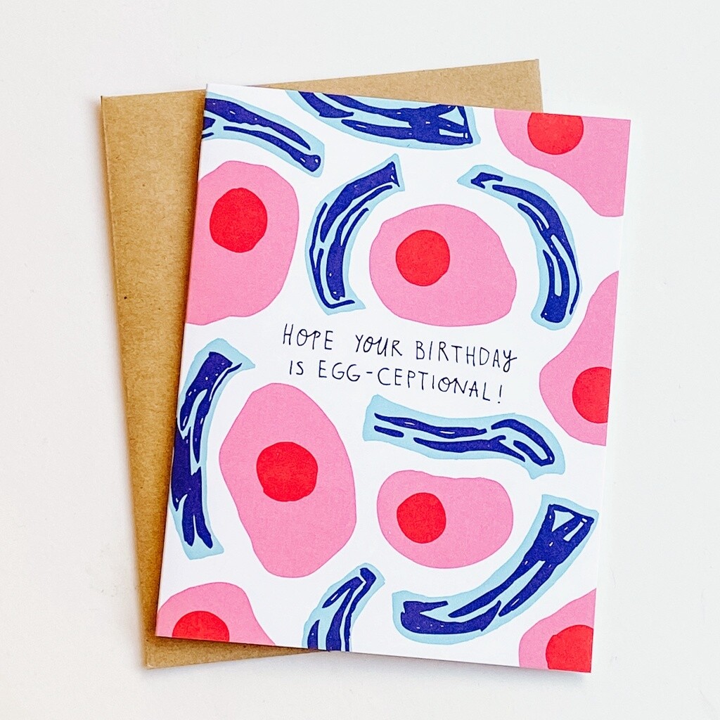 Egg-ceptional Birthday Card