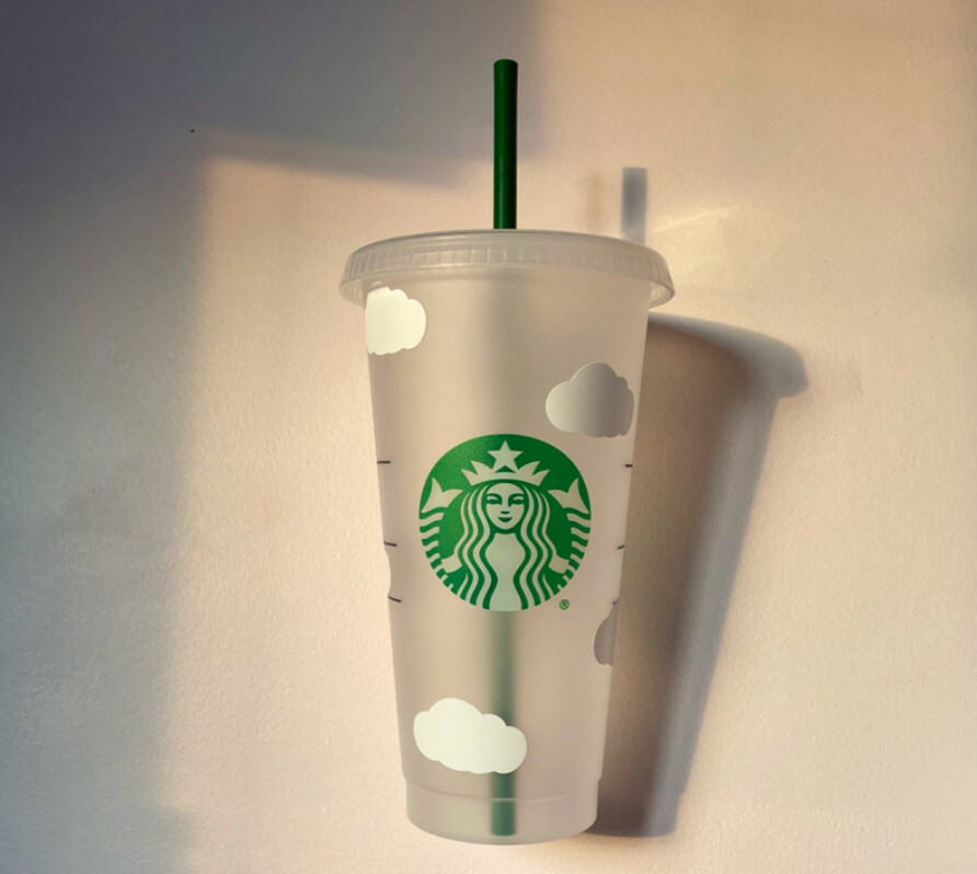 Cloud Starbucks Cup