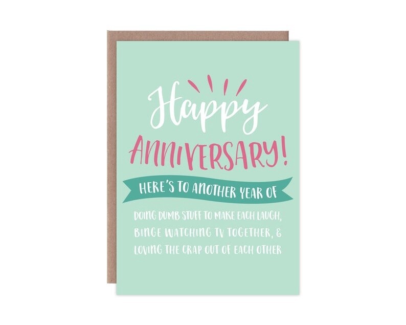 Happy Anniversary Card.