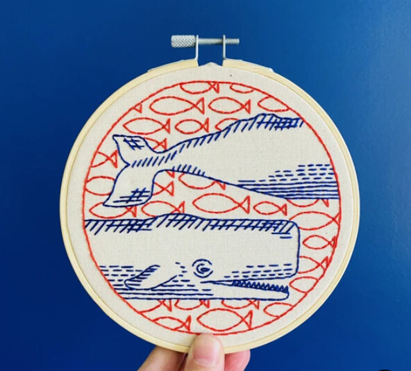 Deep Dive Complete Embroidery Kit