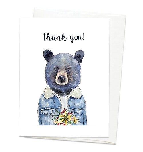 Bear Thank You Card