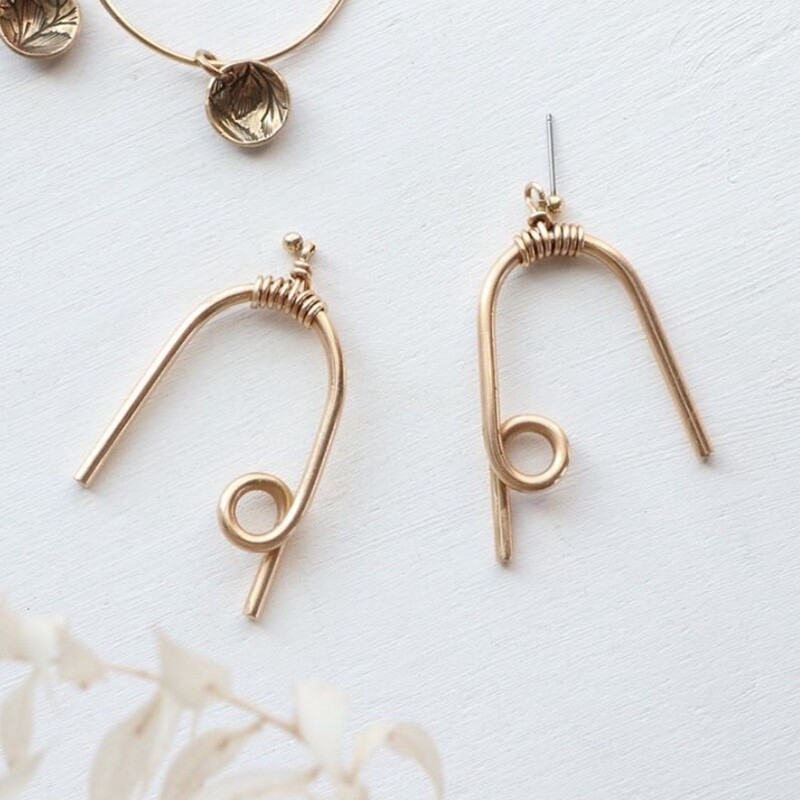 Loop Drop Earrings