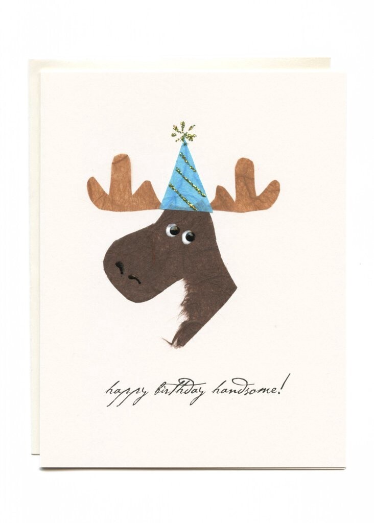 MOOSE WITH A PARTY HAT