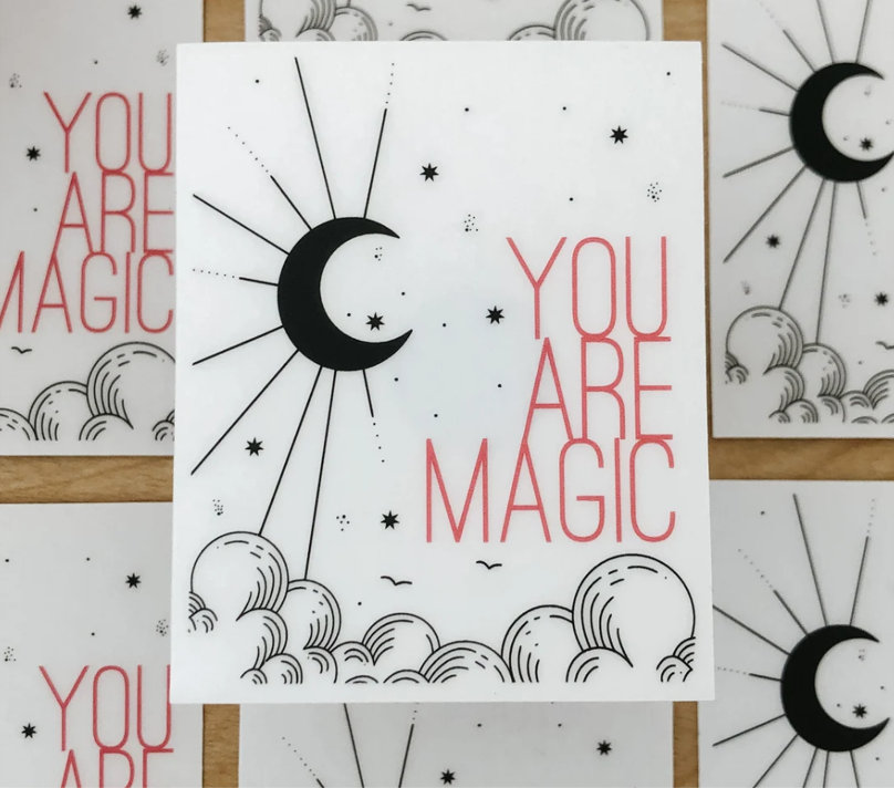 Clear Magic Sticker