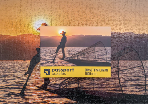Sunset Fisherman