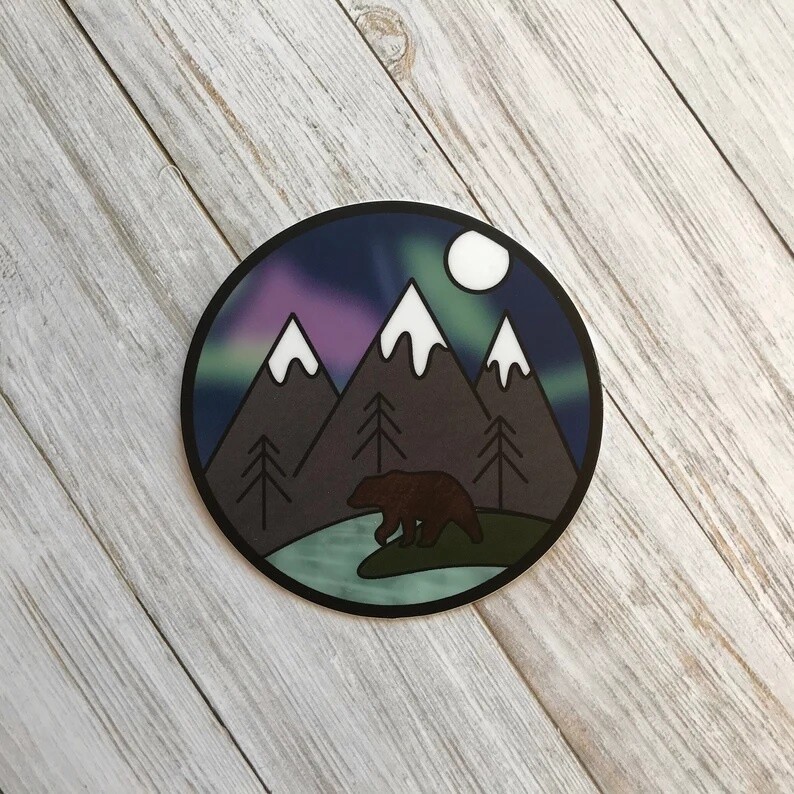 WILDERNESS BEAR VINYLS STICKER