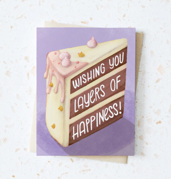 Wishing You Layers of Happiness Card