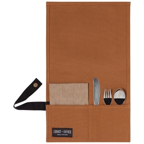 On The Go Roll-up Set F+G, Colour: Brwn