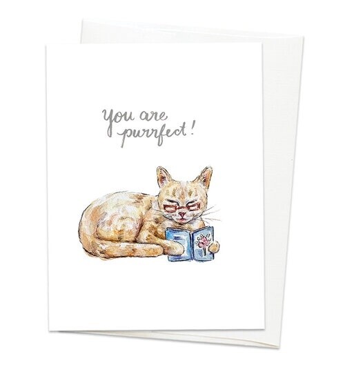 Purrfect Cat Card