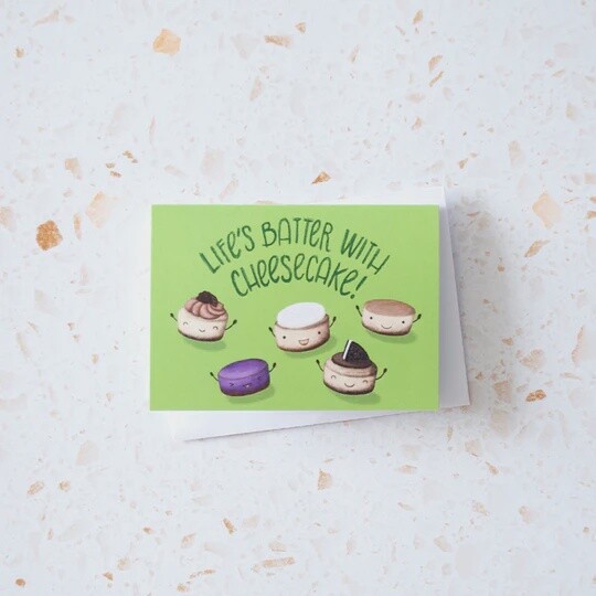 Life’s Batter with Cheesecake