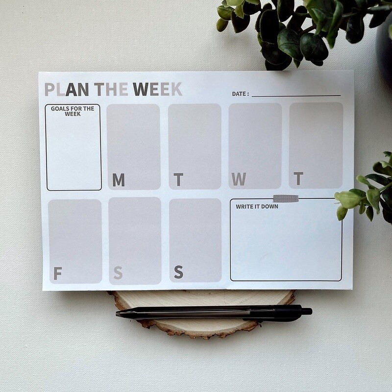 Weekly Planner Notepad