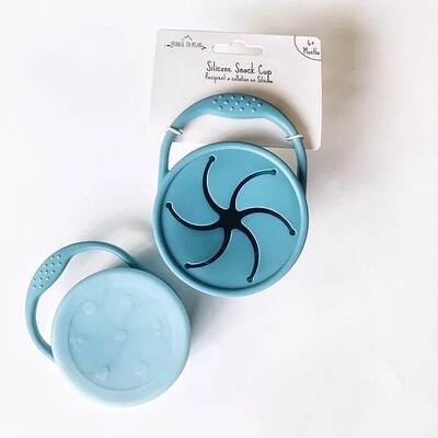 Silicone Snack Cup Blue