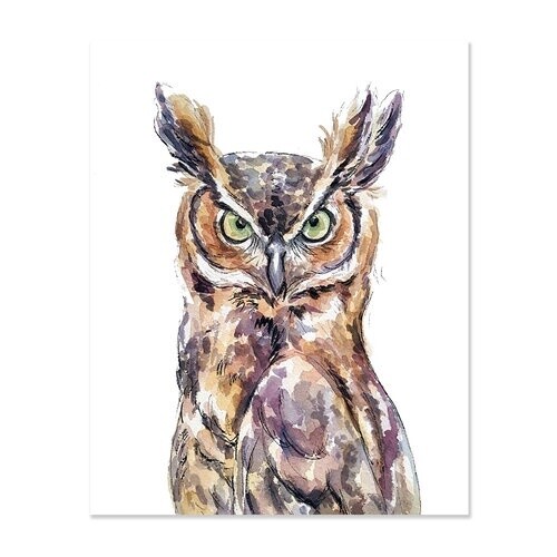 Wise Owl Print